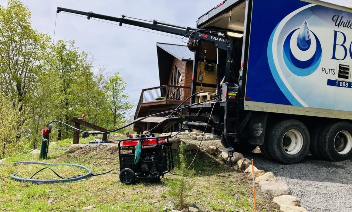 Camion d'hydrofracturation