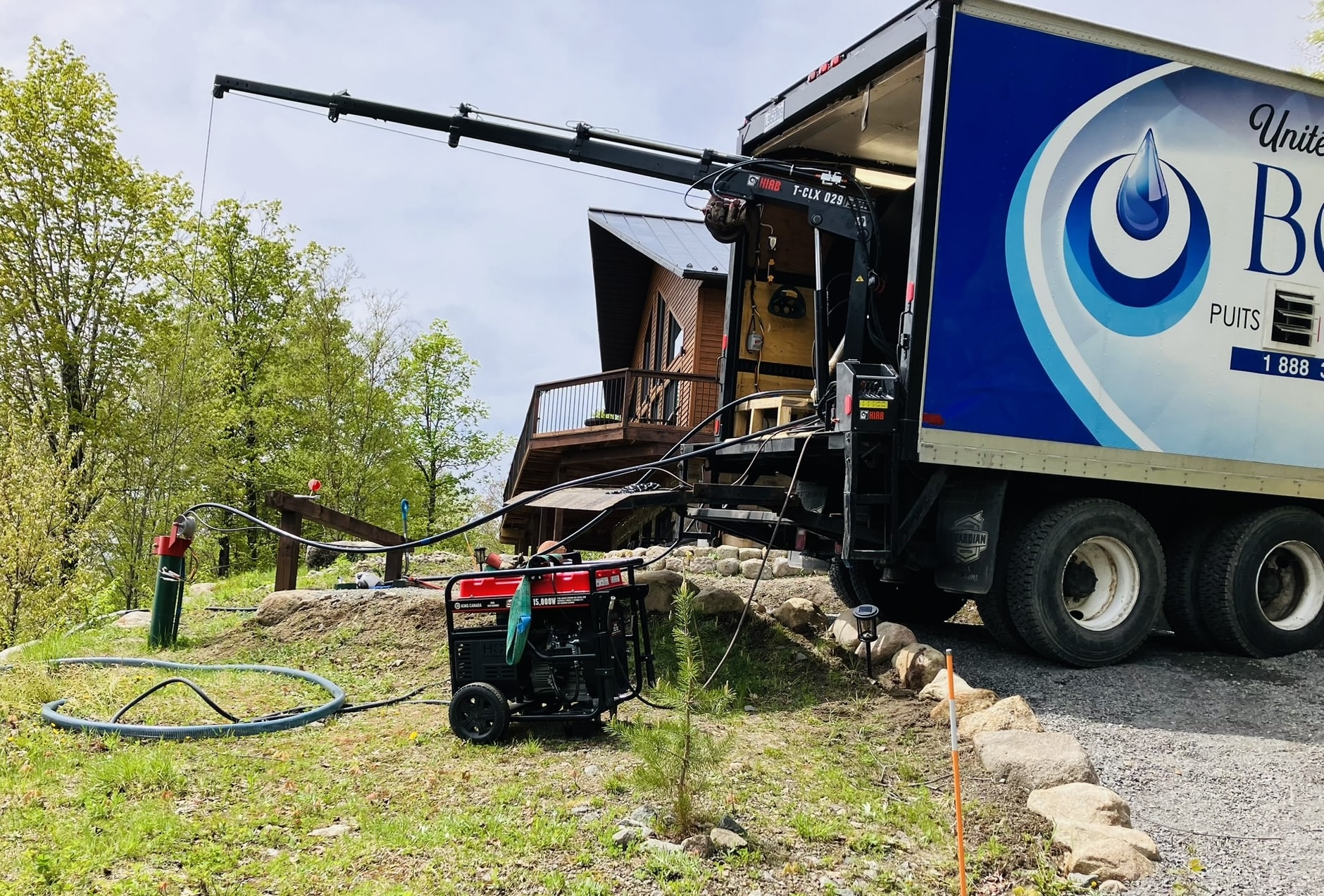 Hydrofracturation Camion d'hydrofracturation